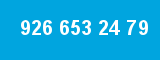 926 653 24 79 926 653 24 79